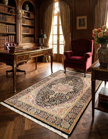 3' 3 x 5' 1 Ghom Silk Rug