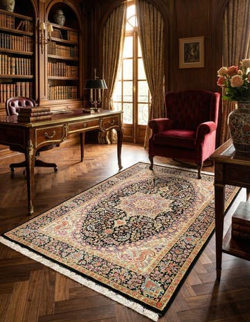 3' 3 x 5' 1 Ghom Silk Rug