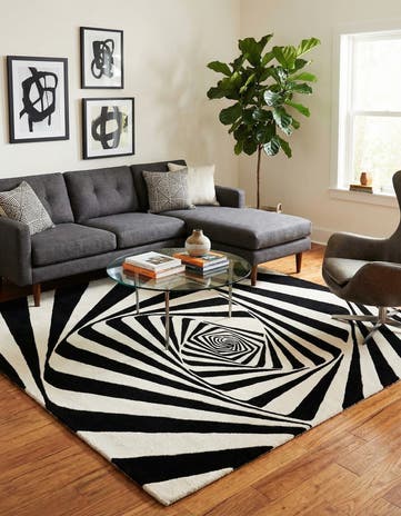 7' 10 x 7' 10 Vortex Wool Square Rug