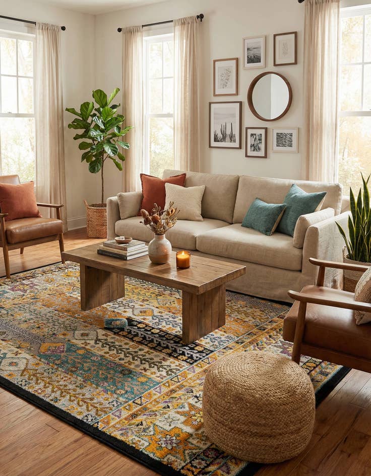 Detail image of 6' x 9' Carrington Rug