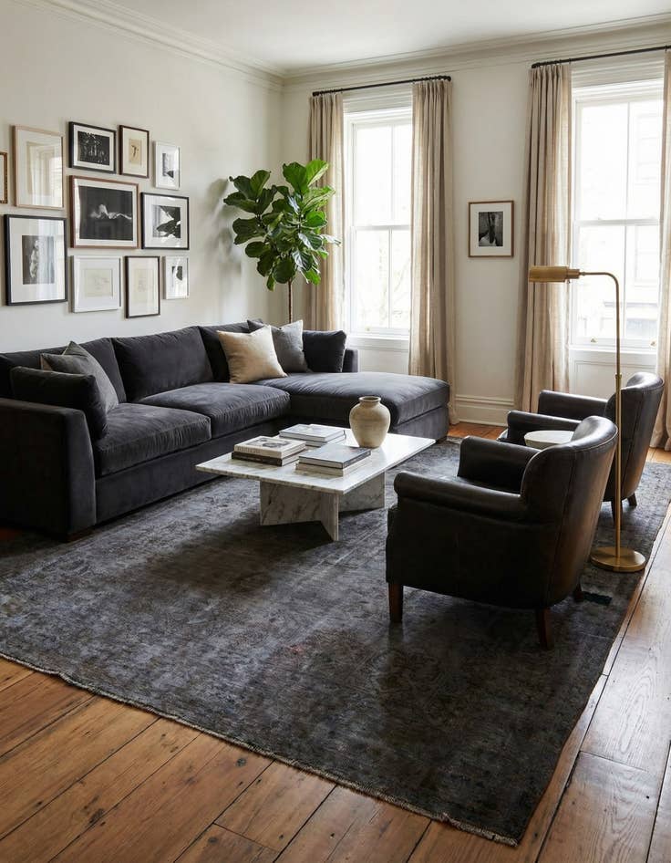 Detail image of 9' 9 x 12' 5  Hand Knotted Ultra Vintage Persian Wool Rug