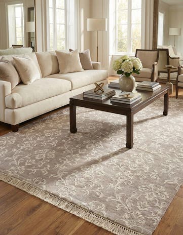 6' 2 x 9' 5 Hand Knotted Darya Wool Rug