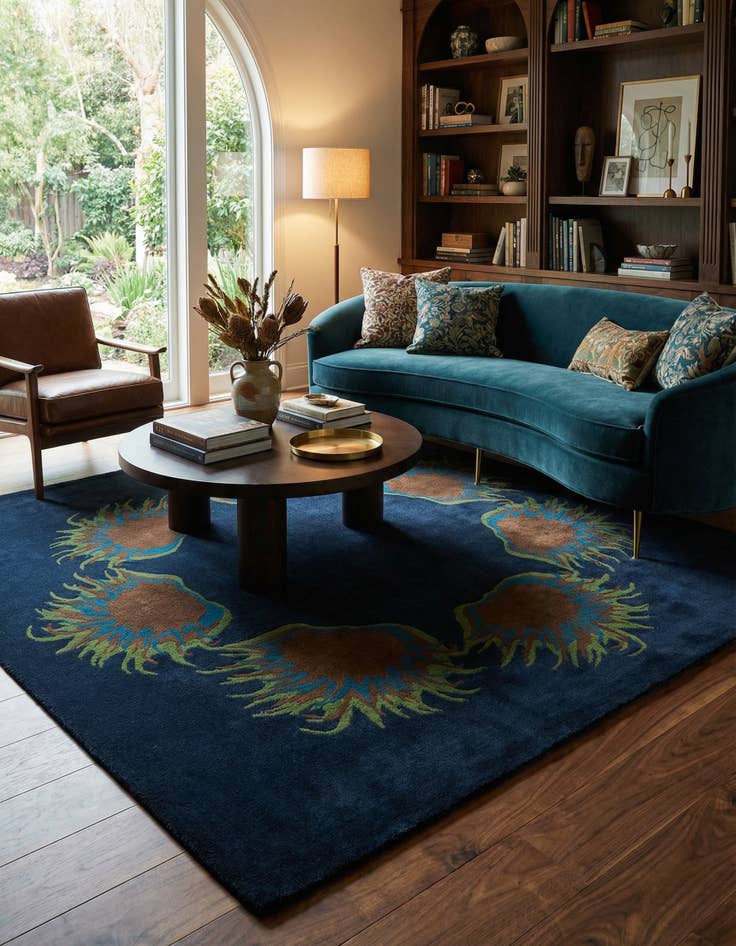 Detail image of 7' 6 x 7' 7 Luna Square Rug