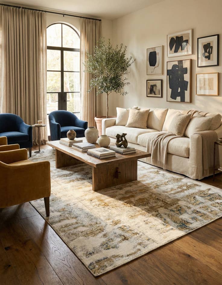 Detail image of 6' 6 x 13' 7 Vintage Rug