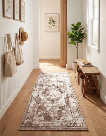 Beige Monte Carlo Runner Rug
