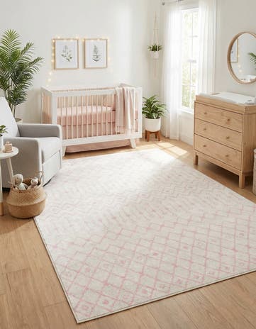 9' x 12' Moroccan Trellis Rug
