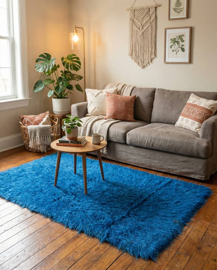 Detail image of 2' 11 x 5' 6 Hand Knotted Moroccan Wool Rug