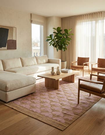 9' 7 x 12' Hand Woven Kilim Modern Wool Rug