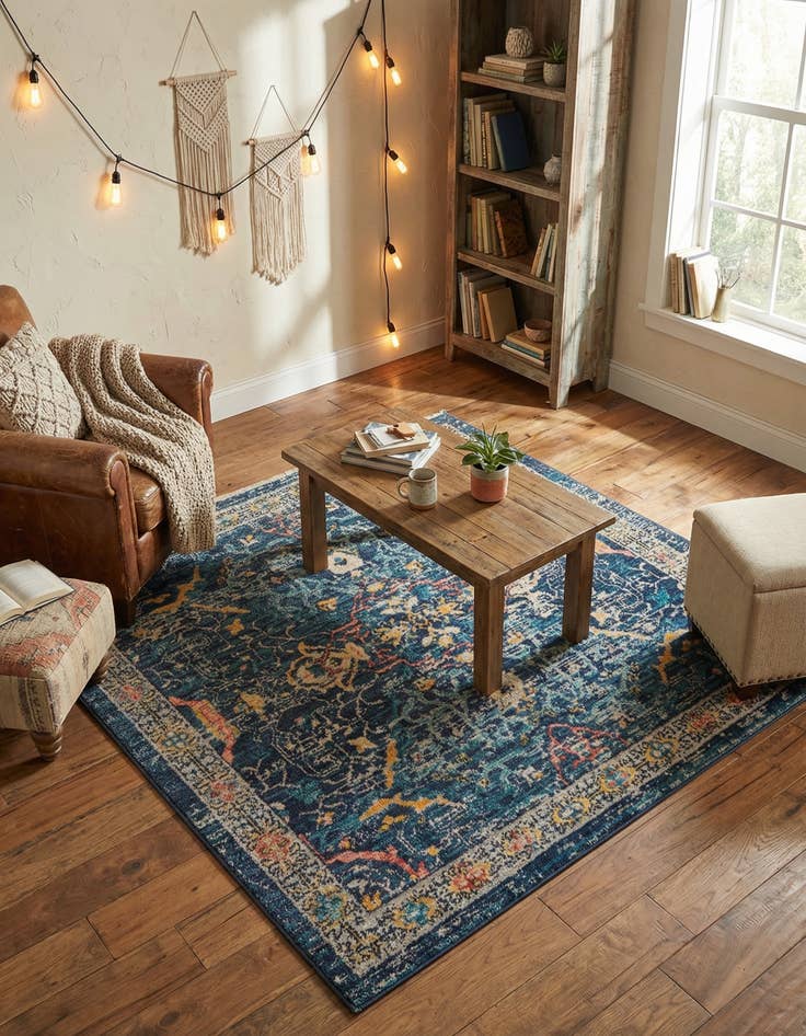 Detail image of 4' x 4' Lola Square Rug