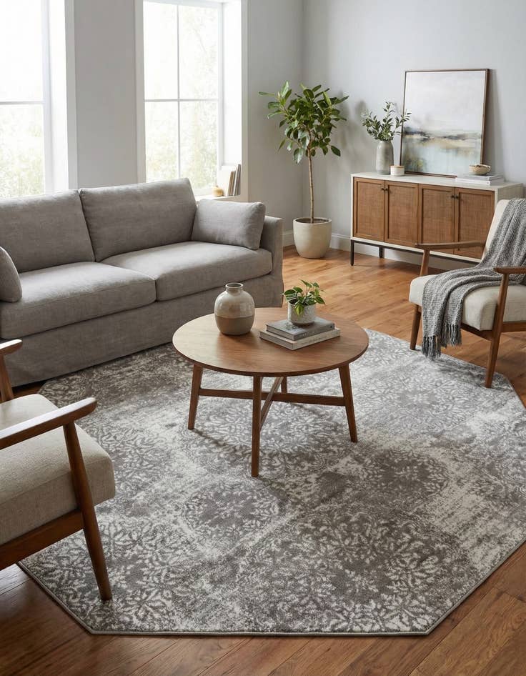 Detail image of 7' 10 x 7' 10 Monaco Octagon Rug