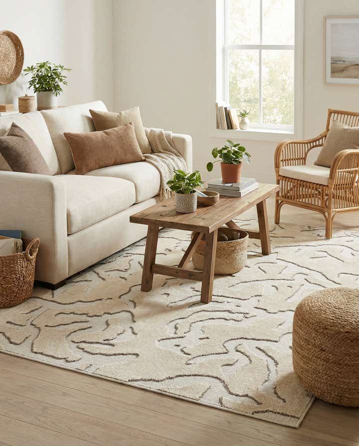 5' x 8' Easy-Clean Sabrina Soto Indoor / Outdoor Rug