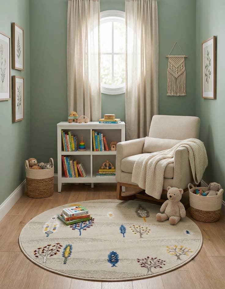 Detail image of 3' 1 x 3' 1 Laguna Round Rug