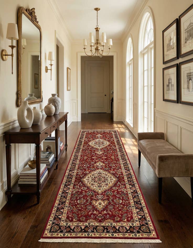 Detail image of 2' 10 x 10' 5 Tabriz Runner Rug