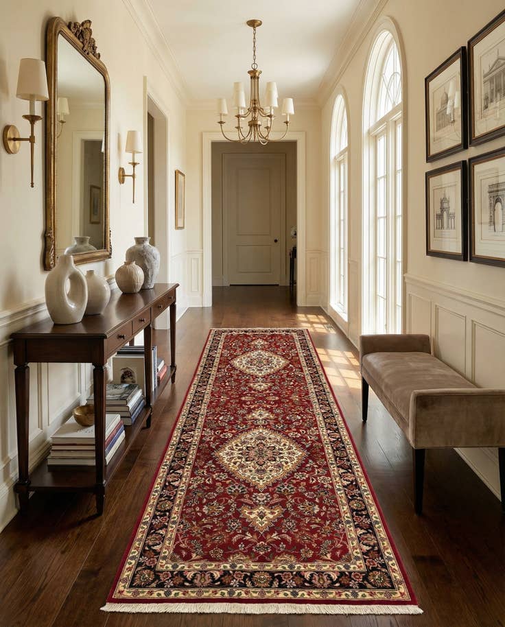 Detail image of 2' 10 x 10' 5 Tabriz Runner Rug