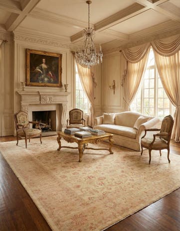 17' 11 x 28' 6 Hand Knotted Peshawar Ziegler Oriental Rug