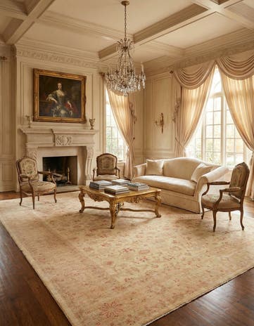 17' 11 x 28' 6 Hand Knotted Peshawar Ziegler Oriental Rug
