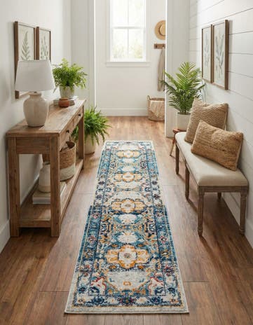 2' x 9' 10 Madeline Vintage Runner Rug