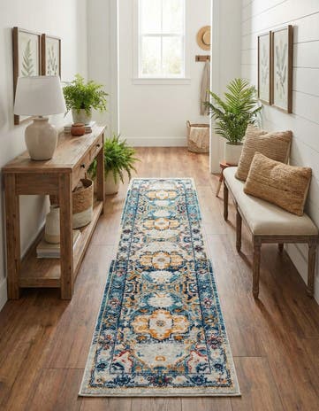 2' x 9' 10 Madeline Vintage Runner Rug