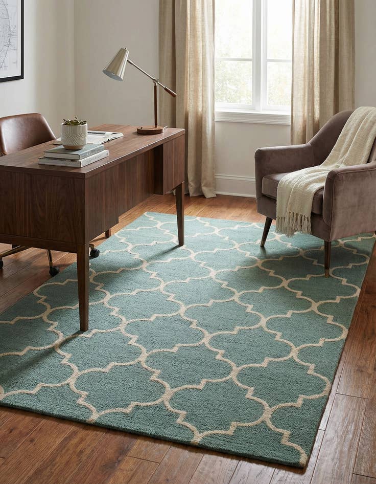 Detail image of 5' x 8' Luna Wool Rug