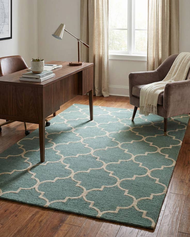 Detail image of 5' x 8' Luna Wool Rug