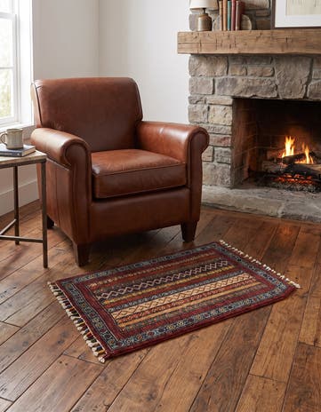 1' 10 x 3' 3 Hand Knotted Ariana Ziegler Rug