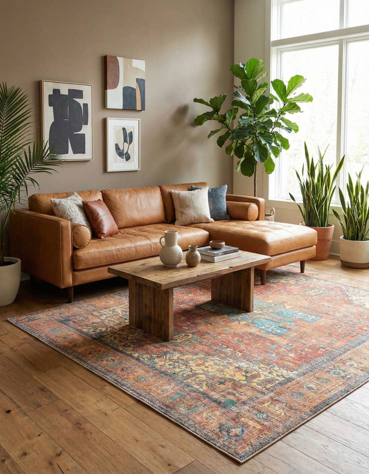 Detail image of  5' x 8' Timeless Rug