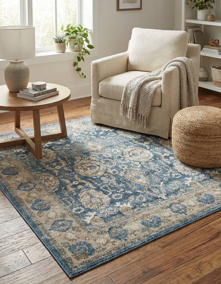 Detail image of 5' x 5' Vienna Square Rug