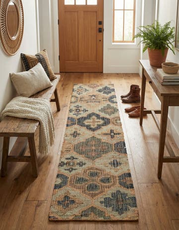2' x 8' Hand Woven Kala Handwoven Jute Runner Rug