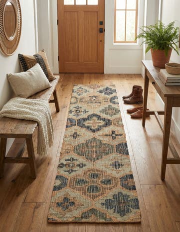 2' x 8' Hand Woven Kala Handwoven Jute Runner Rug