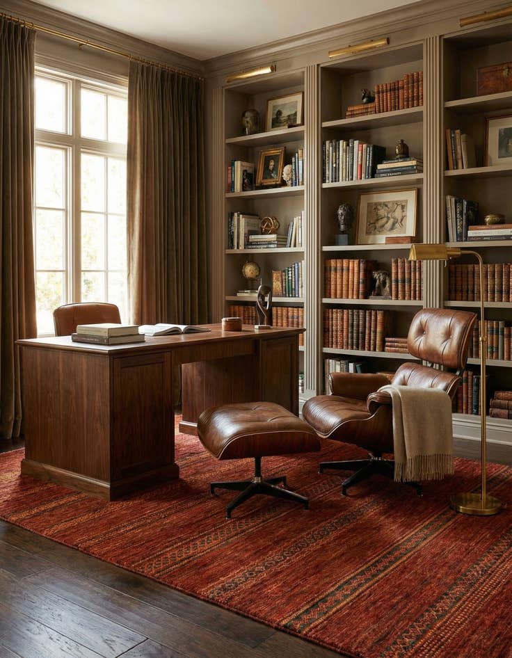 Detail image of 5' 1 x 8' 1 Juma Wool Rug