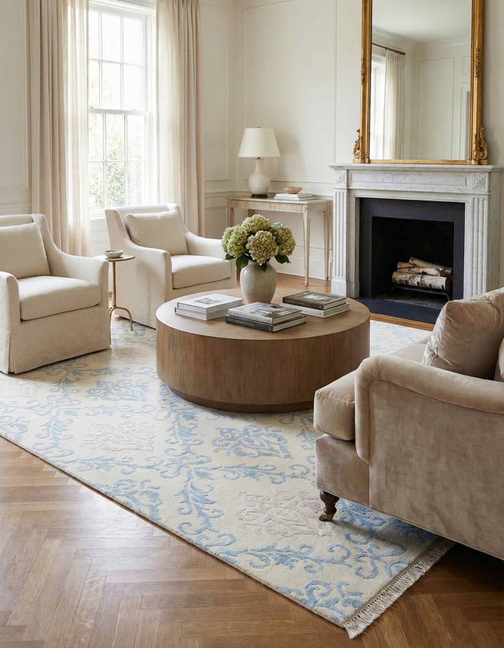 Detail image of 5' 7 x 7' 10  Hand Knotted Darya Rug