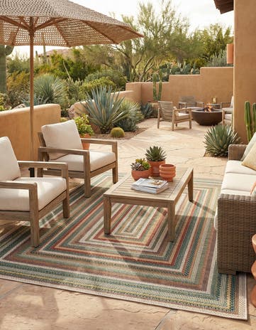 10' x 13' Easy-Clean Baja Indoor / Outdoor Rug