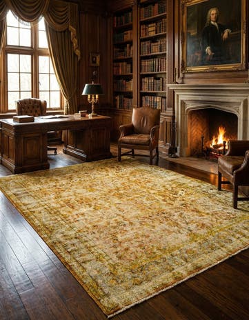 9' 5 x 13' 7 Vintage Royal Wool Rug