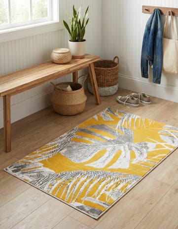 Yellow Blossom Rug