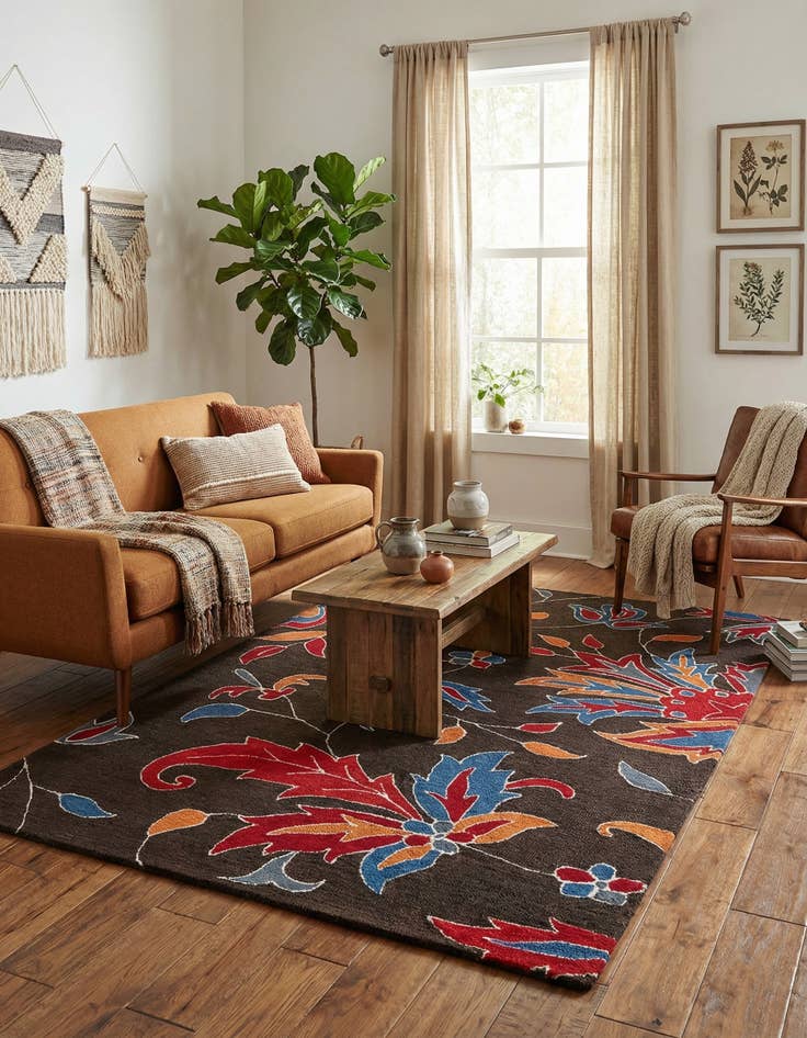 Detail image of 5' 1 x 8' Luna Rug