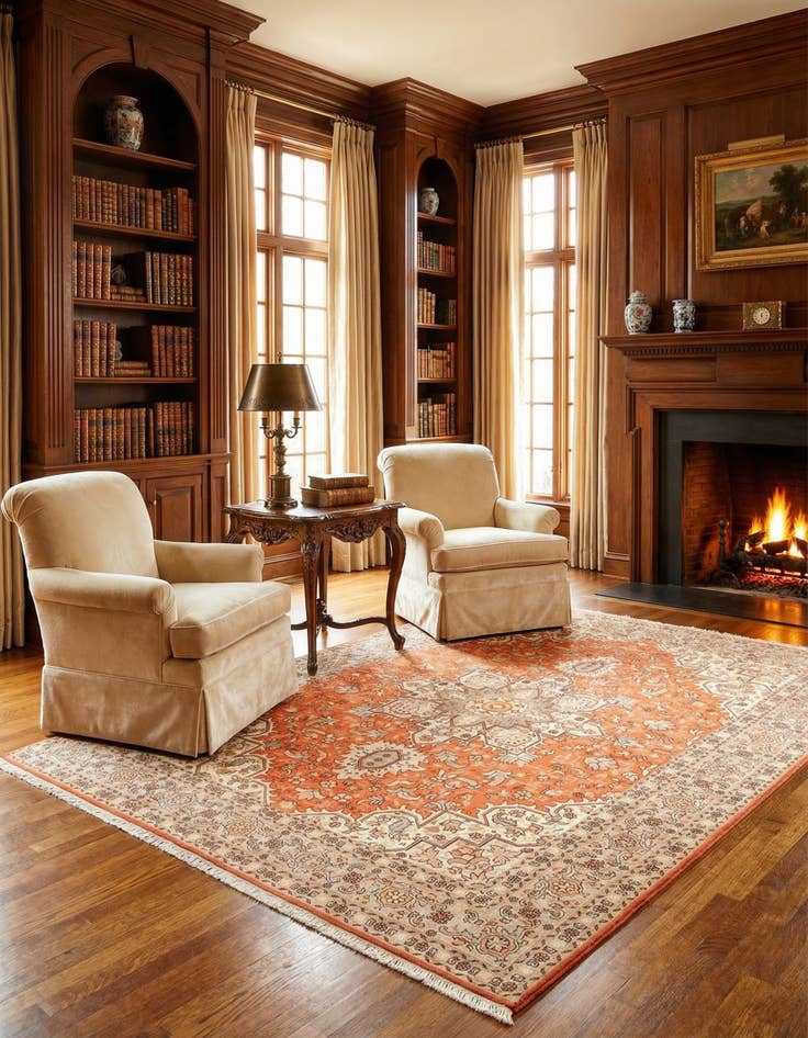 Detail image of  5' 1 x 6' 10 Tabriz Rug