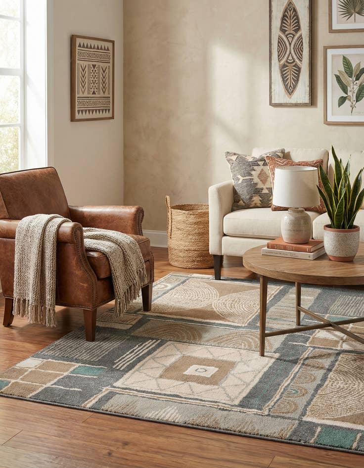 Detail image of 5' x 7' Safari Rug