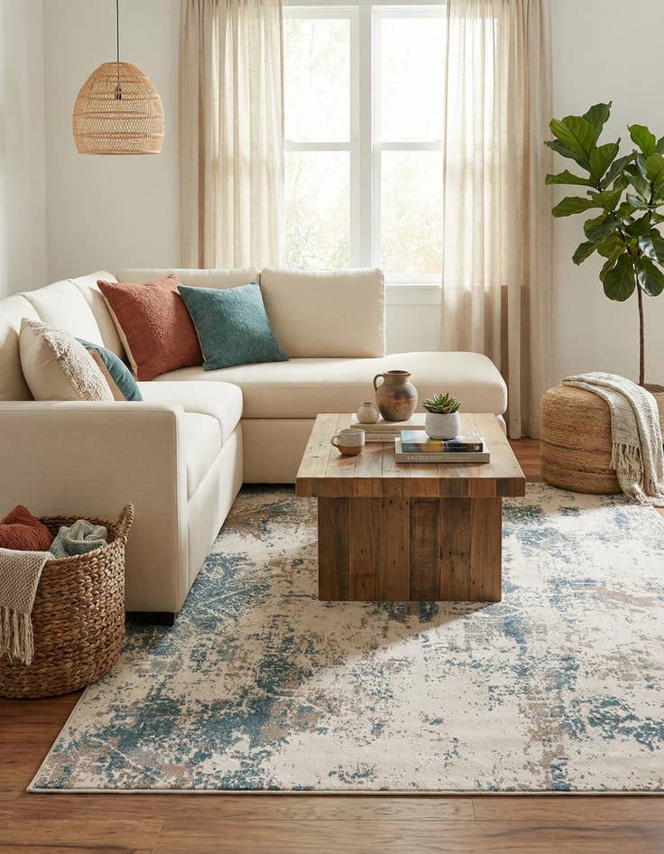 Detail image of 8' x 8' Sahara Square Rug