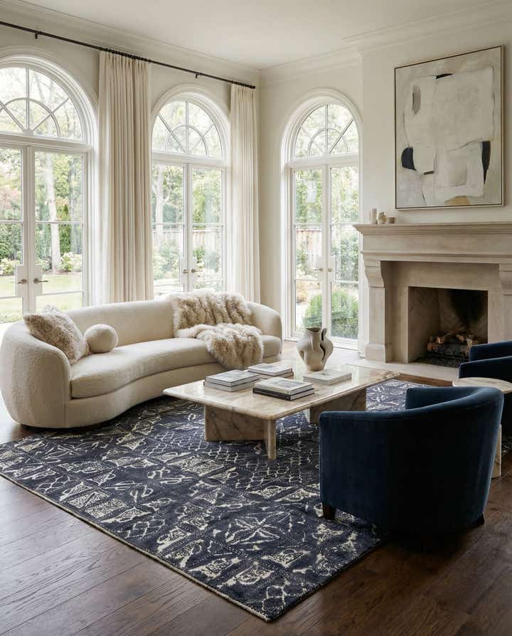 8' 9 x 11' 10 Hand Knotted Darya Rug