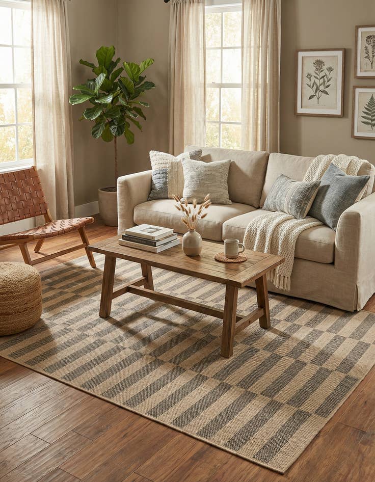 Detail image of 5' 5 x 8' Dunes Rug