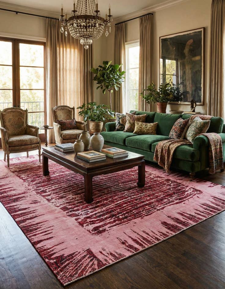 Detail image of 8' 8 x 12' 2 Vintage Wool Rug