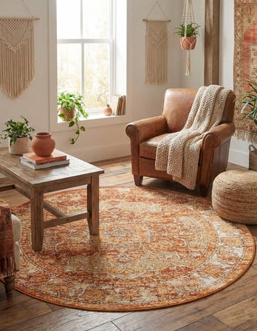 5' x 5' Isabella Round Rug