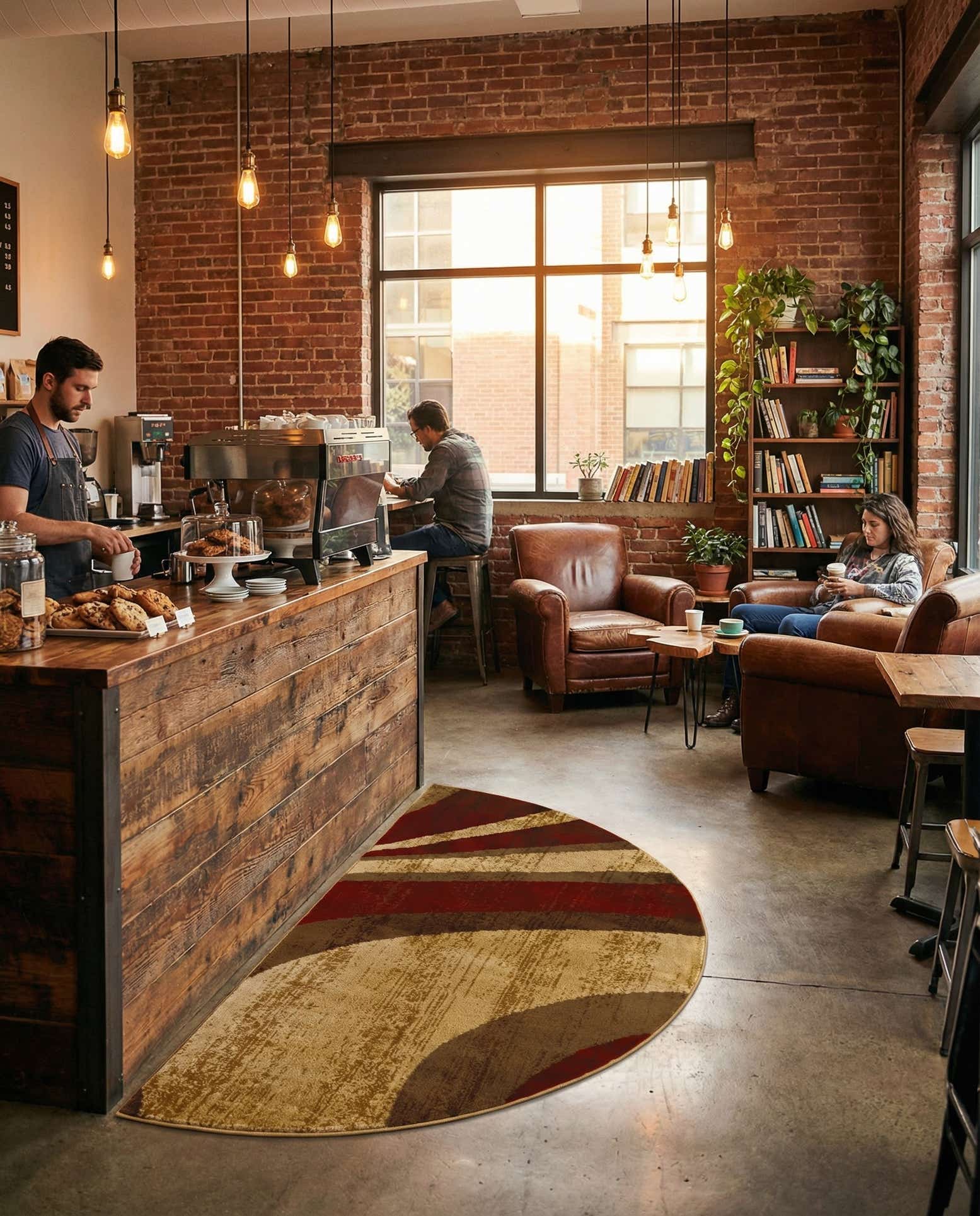 3' x 6' Coffee Shop Hearth Rug