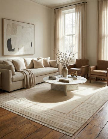 8' 1 x 11' 6 Hand Knotted Darya Wool Rug