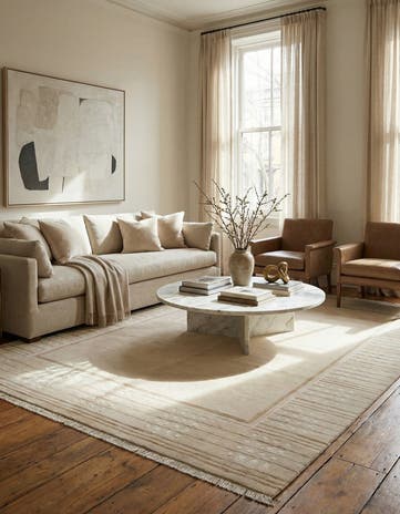 8' 1 x 11' 6 Hand Knotted Darya Wool Rug