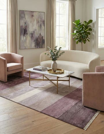 6' 6 x 9' 10 Hand Knotted Darya Wool Rug