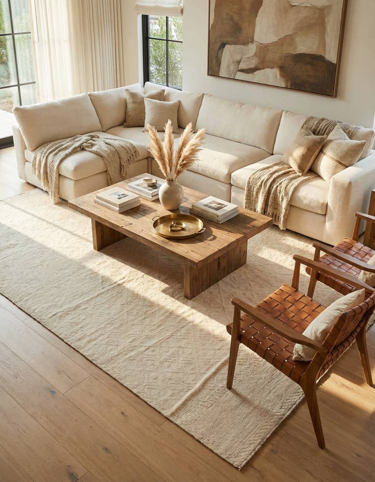 Detail image of 8' 9 x 12' 5 Hand Knotted Moroccan Wool Rug