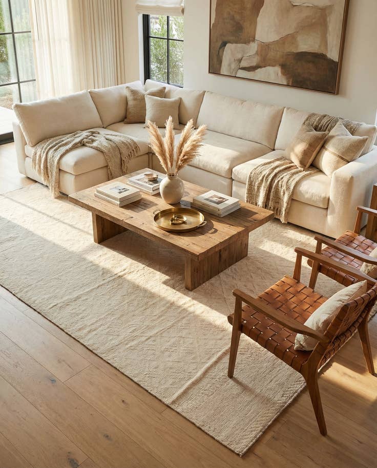 Detail image of 8' 9 x 12' 5 Hand Knotted Moroccan Wool Rug