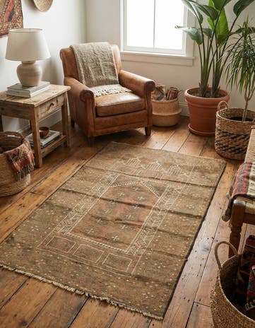 2' 10 x 4' 6 Hand Knotted Balouch Persian Wool Rug
