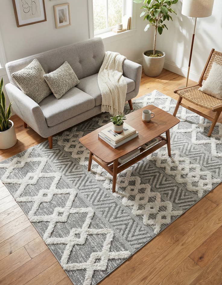 Detail image of 5' 3 x 8' Sabrina Soto Casa Valencia Rug